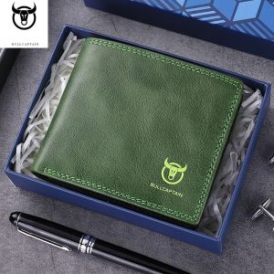 Ví nam bóp nam cao cấp da bò thật dáng đứng ngang đẹp thời trang BULLCAPTAIN cầm tay full hộp da mềm mịn - hàng cao cấp