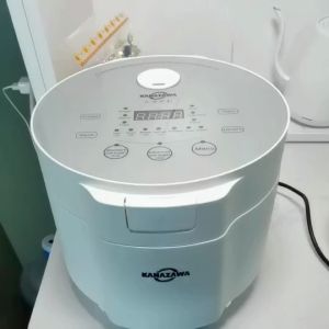 KANAZAWA Multifunctional Touchscreen Low Sugar Rice Cooker 5L with 6-Function Menu Electric Cooker with Steamer