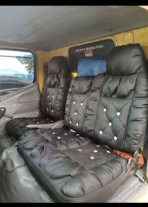 Bungkus jok mobil mitsubishi ragasa 110ps model sofa kancing kristal bonus sarung stir bahan premium