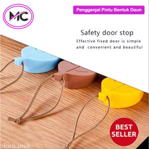 Ganjalan Pintu Rumah Bawah Karet Silikon Bentuk Daun Ganjal Pintu Pengganjal Pintu Door Stoper Murah Praktis Aman Anti Lecet Ganjel Pintu