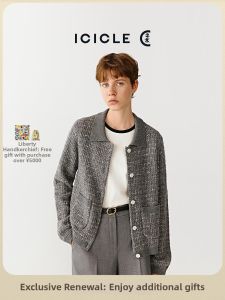 ICICLE | Wool Cashmere Blend Knit Cardigan