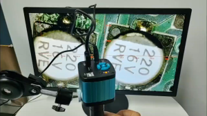【Philippines spot】4K 48MP 1080P HDMI USB Digital Microscope YIZHAN Sony CMOS Sensor Microscope Camera C-Mount 150X Lens TF Card Storage 64GB Foldable Stand for Phone PCB Soldering Electronics Repair HDMI Microscope