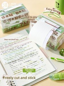SANNIANERBAN | Freely Cutable Attractive Adhesive Self-stick Notes