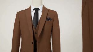 High-Quality Grooms Three-Piece Set Wedding Dress - Slim Fit British Style Business Casual Suit Vest Trousers for Men