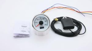 RYSJM | 52MM Car GPS Speedometer 60KM/H 7-Color Backlight Car Speed Gauge Meter For 12V 24V Car Marine Boat Truck