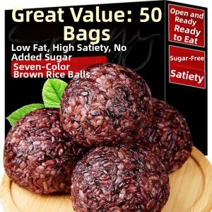 YIFANGYOUTA | Instant Seven-color Whole Grain Rice Roll No-cook Ready-to-eat Low-sugar Low-fat Meal