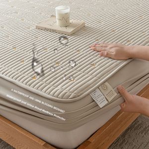 MINGSHA | Waterproof Quilted Non-slip Fitted Sheet
