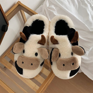 XIXITIAO | Fine Stripes Anti-slip Thick-soled Fluffy Slippers