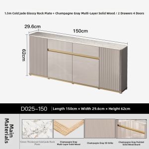 Luxurious New Ultra-thin Narrow Modern TV Cabinet