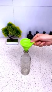 Corong Mini Silikon Lipat Portable / Corong Air Dan Minyak / Corong Serbaguna / Corong Lipat