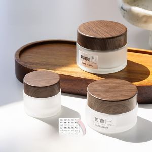 Glass Facial Cream Travel Bottle Cosmetic Sample Eye Cream Travel Portable Skin Care Products Empty Bottle Cream Split Storaging Box