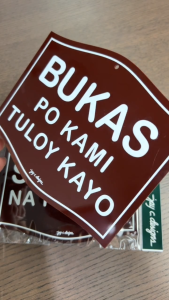 Acrylic Signage Bukas/Sarado - Pinoy Sign - 6.0" x 9.0" x 1.5mm - Jay C. Designs - 1964E