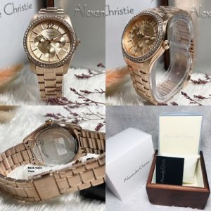 Jam Tangan Wanita Alexandre Christie AC 2645 AC2645 AC 2496 AC 2A87 AC 2A51 Original Garansi Resmi 1 Tahun - Stainless Steel