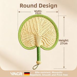 Moth-Repelling Child-friendly Rattan Fan