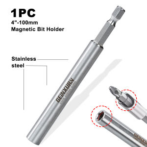 Geinxurn 4in Magnetic Hex Bit Holder Quick Change Extension Motorcycle Repair Tools&Suitable for Motorcycle Maintenance