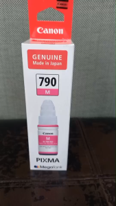 CANON GI-790M ของแท้ศูนย์ ของใหม่+คุณภาพ100% หมึก Ink Tank (สีMแดง-ชมพู Magenta) รุ่นGI-790M ใช้กับเครื่อง:G1000/G2000/G30000