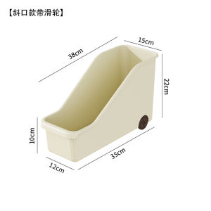 Kitchen Storage Box with Handle And Wheels Cabinet Pot Holder High Shelf under Sink Rack No Drilling Required Plastic Size