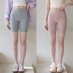 MiiOW | White High-Waist Safety Pants Womens Summer 2025 New Base Layer Slimming Assorted Two-In-One Underwear Cat Person MiiOW