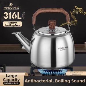 RONGCHUAN | Food Grade Stainless Steel Stovetop Whistling Kettle