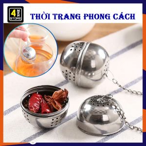 Bóng Lọc Trà Inox - Lưới Lọc Trà  Gia Vị Hình Quả Cầu Inox Có Dây Treo Tiện Lợi - ị Bóng Lọc Ấm Trà Lưới Mịn Lọc Cà Phê / Dụng Cụ Nhà Bếp Thông Minh