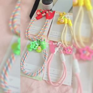 Short Phone Rope Cartoon Phone Case Chain Universal Versatile Short Rope Handheld Chain Fruit Cartoon Anti Lost Color Phone Rope