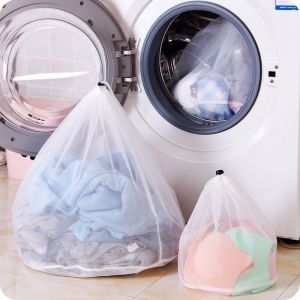 Drawstring Bra Underwear Socks Foldable Mesh Laundry Bag: A Must-Have Household Laundry Care Accessory