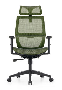 High Back Mesh Office Chair With Height Adjustable Armrest