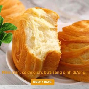 Bánh Mì Kẹp Hương Sữa Ăn Sáng Thay Thế Bữa Ăn