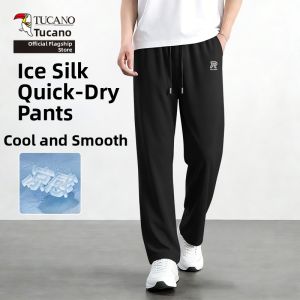 TUCANO | Moisture-wicking Loose Breathable Mens Icy Silk Trousers