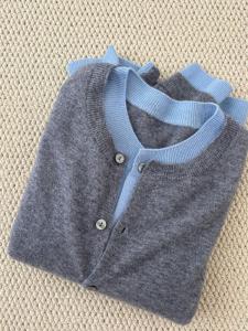 Soft Knitted Sweater Womens Lazy Style Color Block Long Sleeve Winter Fashion Casual Comfortable Fit Premium Quality Top