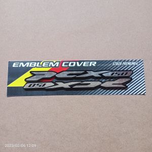 emblem PCX timbul bahan akrilik sepasang