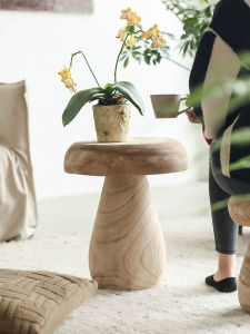 Minimalist Style Wooden Mini Side Table