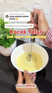 PIFACIA Better Beater Pengocok Telur Manual Mixer Dalgona Adonan Kue Susu Serbaguna