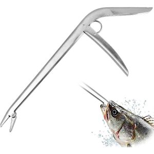 1/2Pcs Stainless Steel Unhooking Device Fish Clamp Clip Catch Remover Plier Fishing Hook Tool Fish Tackle Control Fish Pliers