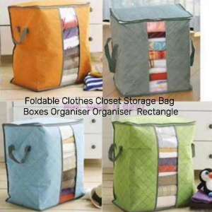 CHAINSHOP Foldable Bag Case Blanket Closet Sweater Organizer Box