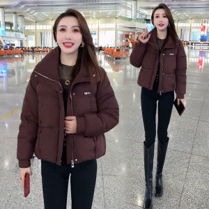 Fashion Short down Jacket Female 2024 Winter New Arrival Western Style Slimming Small Heattech Cotton-Padded Jacket Cotton Clothes Outwear