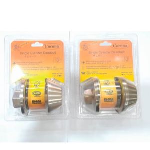 Corona Single Deadbolt Door Knob for Double Security