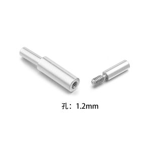 1pc/lot Stainless Steel Leather Rope Clasps Spiral Buckle For Leather Bracelet Necklace DIY Jewelry Making Accessories