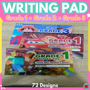 Grade 1 2 & 3 Writing Pad Paper (Personalized / Customized) 60 leaves | RABAH UP STORE