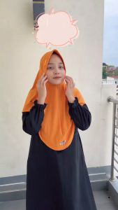 𝐃𝐕𝐂 - Jilbab Instan Bergo Daily Yoga Akrilik Jersey / Kerudung Bergo Daily Hamidah Sport Premium