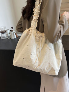 Korean Style Casual Tote Bag Womens Large Capacity Versatile Single Shoulder Bag Simple Design Summer New Fashion Bag