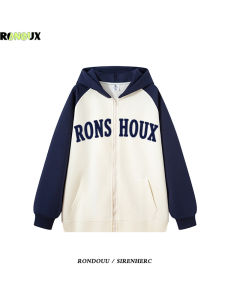 Áo Khoác Cardigan Hở Vai Rộng Rãi Phong Cách Mỹ Cổ Điển Dành Cho Nữ Áo Khoác Ngoài Thời Trang Mùa Xuân Thu Cho Cặp Đôi Áo Khoác Ngoài Có Khóa Kéo