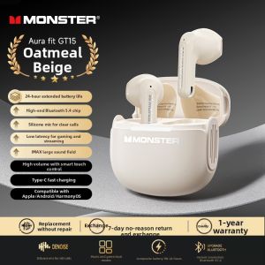 monster | True Wireless Semi-in-ear Sports Gaming Noise Cancelling Bluetooth Headphones