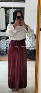 Rok Plisket Dewasa Premium Tebal