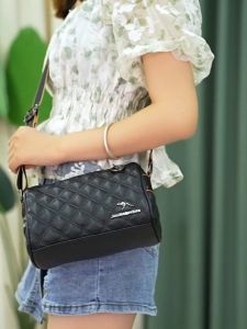 กระเป๋าถือ ถุงแบรนด์สำหรับผู้หญิงกระเป๋าสะพายข้างสะพายหนัง PU