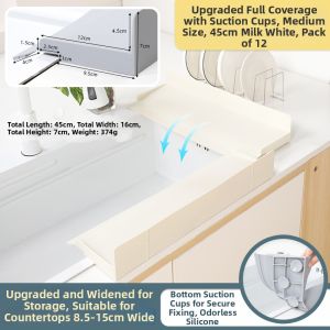 FENGHEDAHAI | Wide Silicone Anti-splash Guard Suction Cups