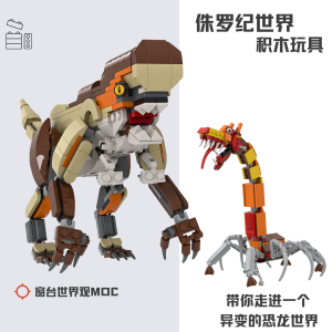 Đồ Chơi Lắp Ráp Mô Hình Khủng Long Jurassic World Park Velociraptor Cho Bé Trai Và Bé Gái Đồ Chơi Giáo Dục Lắp Ráp Khối