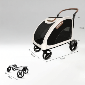 BOSIMAO | Large Dog Portable Stroller Foldable