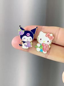Takara Tomy | Bộ 6 Ghim Cài Áo Mèo Kawaii Dành Cho Nữ Phụ Kiện Thời Trang Dễ Thương Quà Tặng Ngẫu Nhiên Trang Sức Cài Áo Phụ Kiện Trang Trí