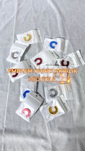 EMBLEM KUNCI AKRILIK & COVER KONTAK AKRILIK MOTOR MIO SOUL